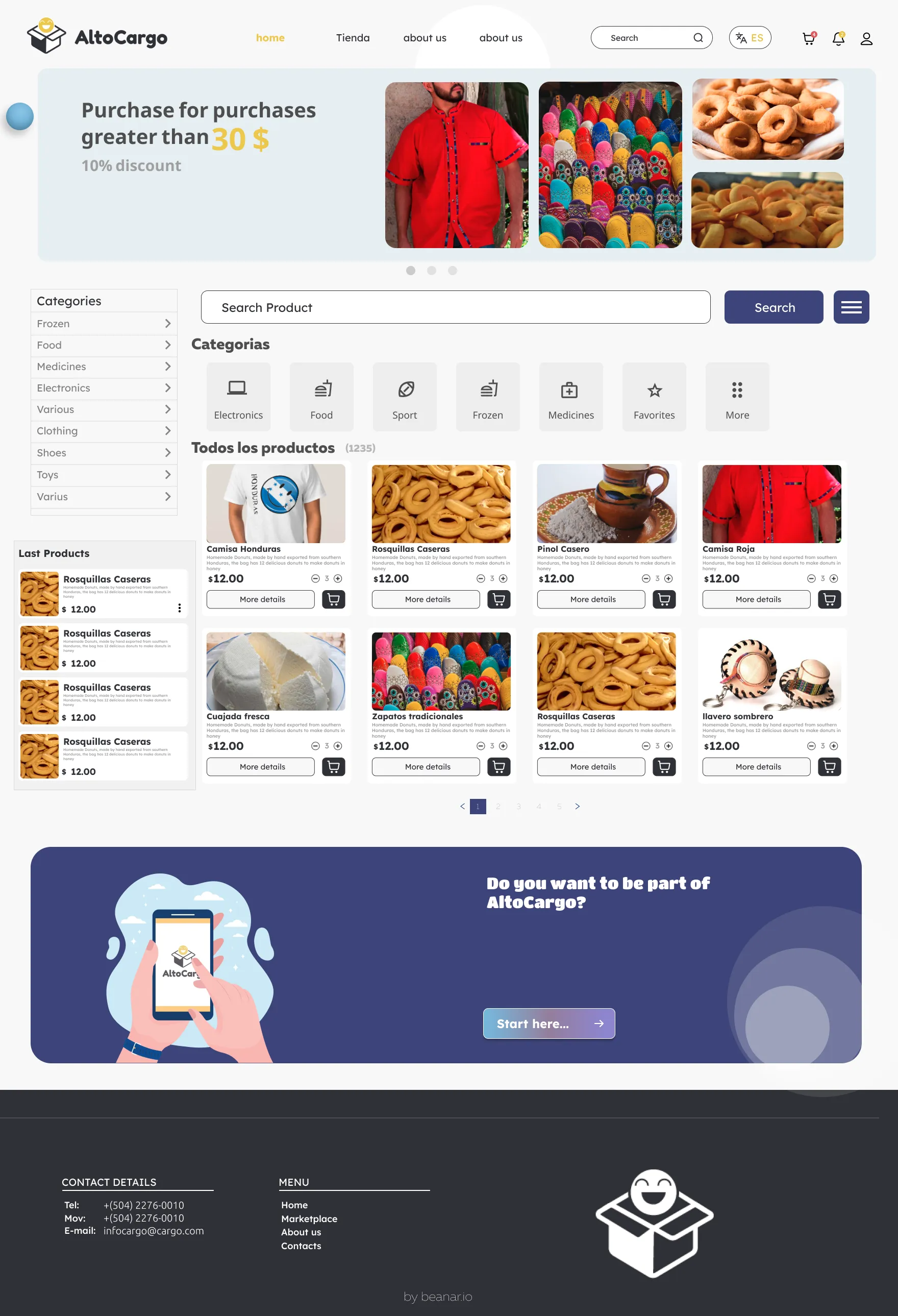 AI-powered e-commerce marketplace platform built by SUPALABS